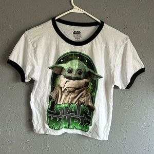 Star Wars yoda crop top